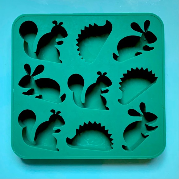 Squirrel, Rabbit & Hedgehog Ice Cube Tray